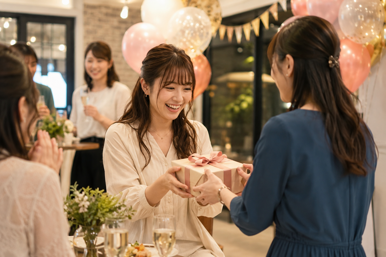 景品を渡そう